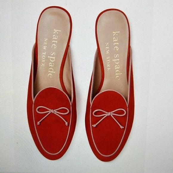 Kate Spade Devi Slide Mules- Dried Apricot- Size 5B- NIB - Picture 1 of 6